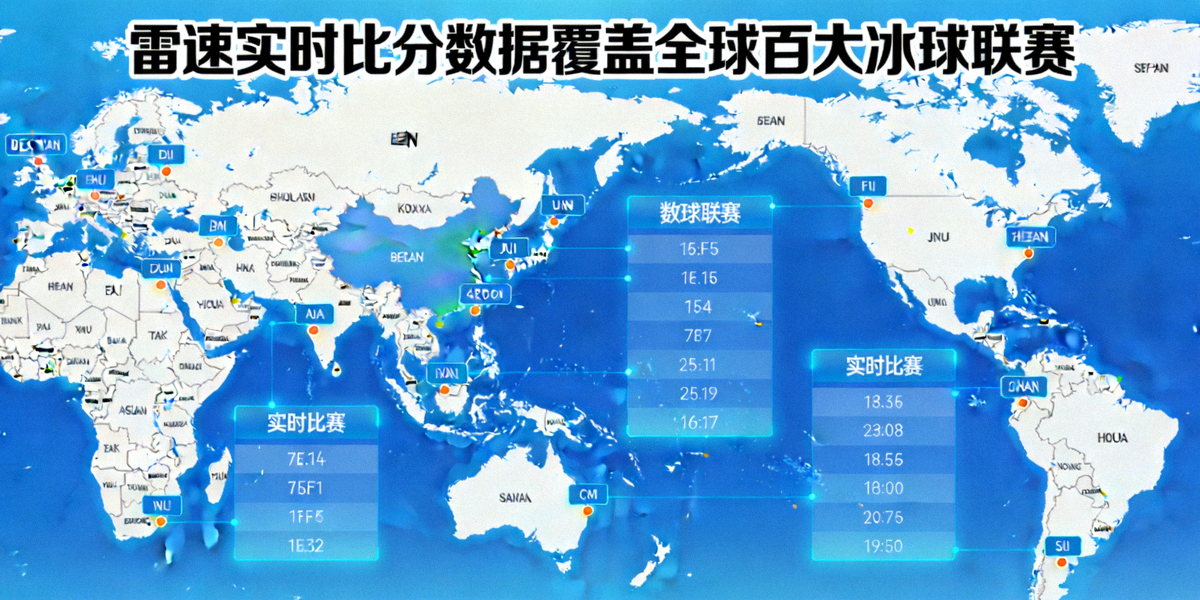 雷速实时比分数据覆盖全球百大冰球联赛示意图